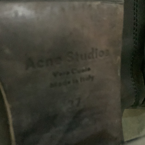 Acne Studios Black Ankle Pistol Boots - Picture 10 of 14
